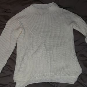 White High Neck Shirt